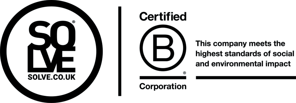Solve Logo, a certified b corporation